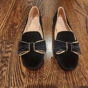 Jcrew Velvet Loafers